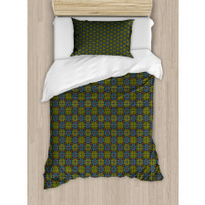 Classic Antique Geometric Duvet Cover Set