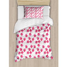 Heart Lollipops Duvet Cover Set