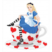 Alice with Cup Duvet Cover Set