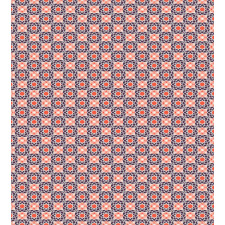 Floral Graphic Lattice Duvet Cover Set