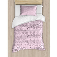 Valentine's Day Theme Motifs Duvet Cover Set