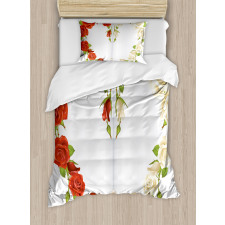 Heart Bouquet Romantic Duvet Cover Set