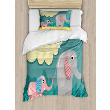 Pastel Baby Animal Duvet Cover Set