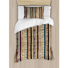 Folk Ornaments and Motifs Duvet Cover Set