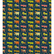 Whimsical Woodland Animals Duvet Cover Set