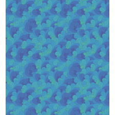 Doodle Ocean Sky Clouds Duvet Cover Set