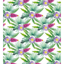 Refresh Tropical Flowers Duvet Cover Set