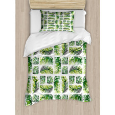 Vertical Horizontal Plants Duvet Cover Set