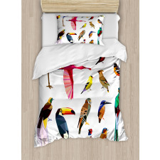 Bird Set Poly Design Duvet Cover Set