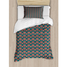 Simple Modern Triangles Duvet Cover Set