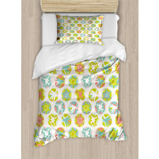 Tender Colorful Rounds Dot Duvet Cover Set