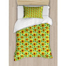 Summer Sunflowers Art Duvet Cover Set