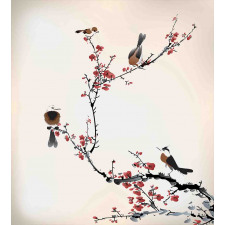 Oriental Illustration Duvet Cover Set