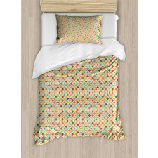 Retro Look Art Duvet Cover Set