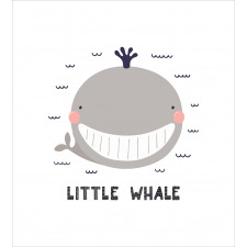 Big Mouth Little Whale Design Duvet Cover Set