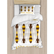 Don't Worry Bee Happy Duvet Cover Set