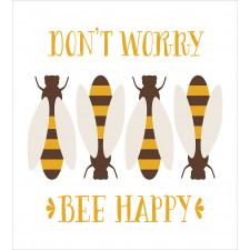 Don't Worry Bee Happy Duvet Cover Set