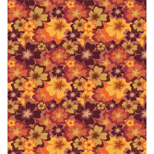 Flowers of Autumn Style Art Duvet Cover Set