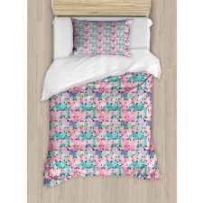 Modern Complex Polygons Duvet Cover Set