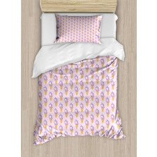 Unicorn Ice Cream Duvet Cover Set