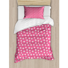 Grunge Stars Spots Duvet Cover Set