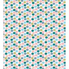 Pastel Big Polka Dots Art Duvet Cover Set