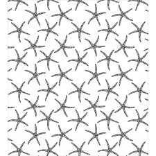 Marine Design of Starfish Duvet Cover Set