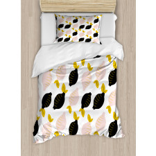 Abstract Colored Citrus Fruit Duvet Cover Set