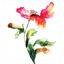 Flowering Poppy Duvet Cover Set