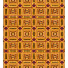 Aztec Layout Zigzags Duvet Cover Set