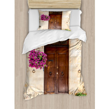 Rusty Wood Door Italian Duvet Cover Set