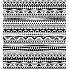 Aztec Inspired Shapes Duvet Cover Set