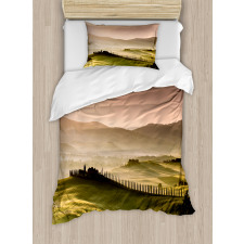 Trees Meadows Countryside Duvet Cover Set