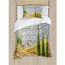 Rural Fields Europe Duvet Cover Set