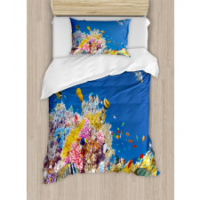 Tropical Corals Fish Duvet Cover Set