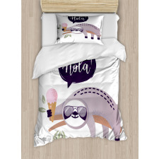 Hola Ice Cream Chilling Duvet Cover Set