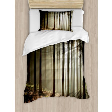 Morning Forest Scenery Duvet Cover Set