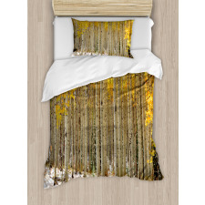 Aspen Tree Woods Scenery Duvet Cover Set