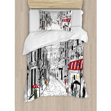 Paris Eiffel Tower Duvet Cover Set