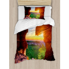 Canyon at Sunset Time Duvet Cover Set