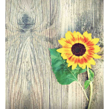 Wood Board Bouquet Duvet Cover Set