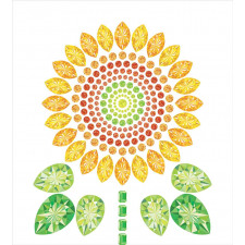 Sunflower Mandala Design Duvet Cover Set