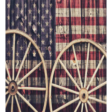 Antique American Flag Duvet Cover Set