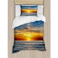 Pacific California Sunset Duvet Cover Set