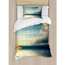 Sea Sunset Horizon Duvet Cover Set