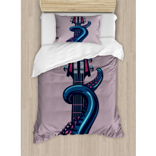 Guitar Music Duvet Cover Set