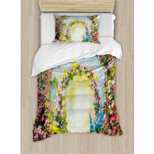 Hot Summer Boho Park Duvet Cover Set