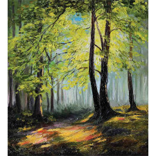 Fall Forest Landscape Duvet Cover Set