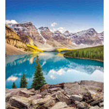 Calm Lake and Mountain Duvet Cover Set