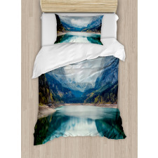 Alpine Lake Sky Forest Duvet Cover Set